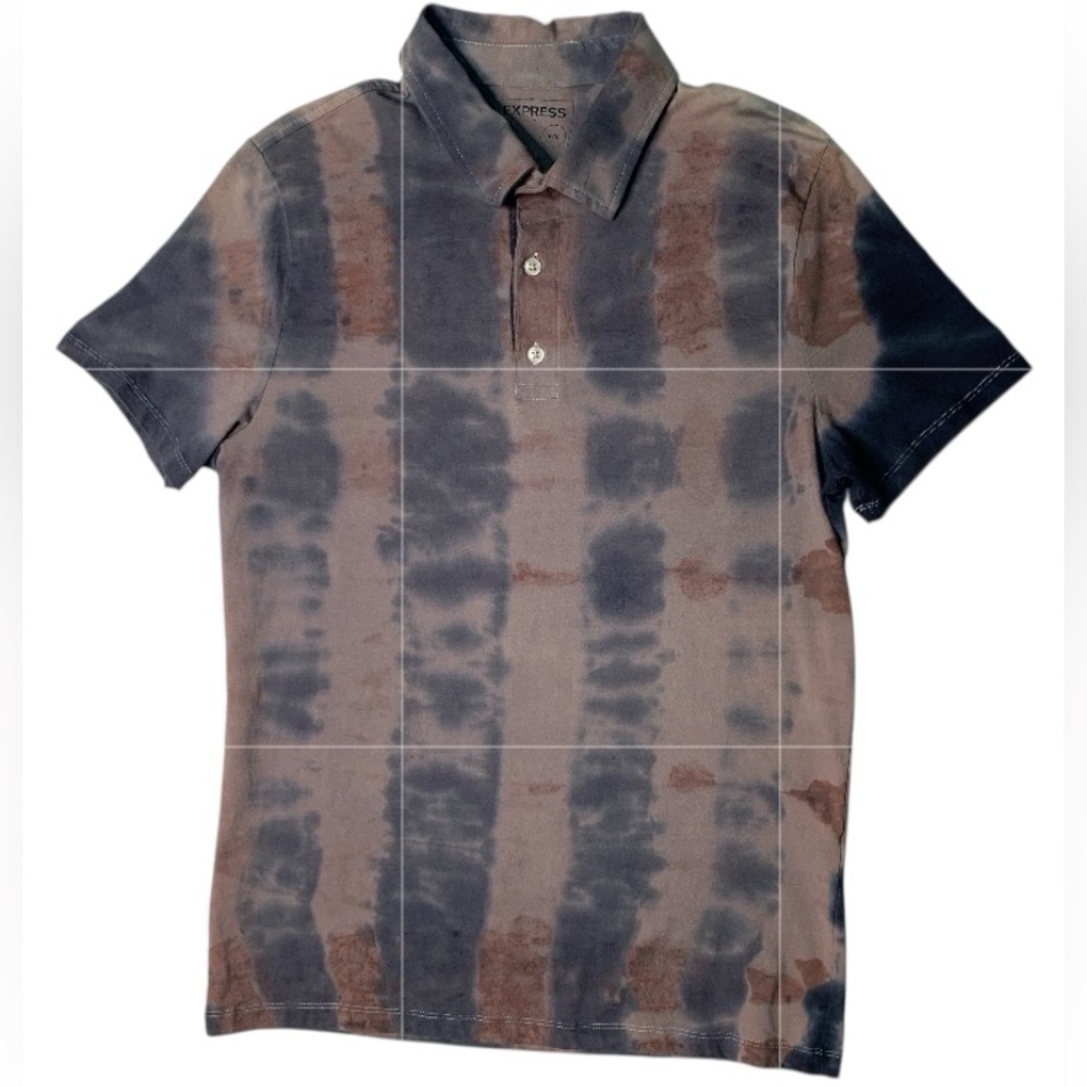 Sz Medium Custom Express polo shirt